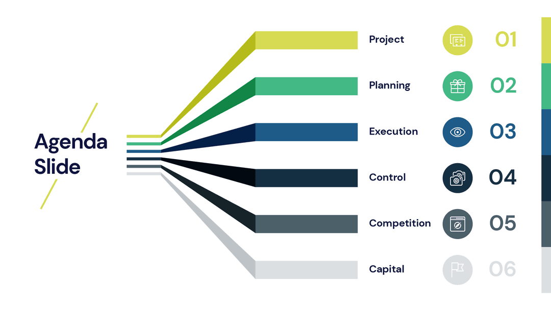Agenda infographic