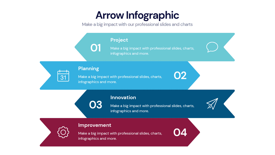 Arrow infographic