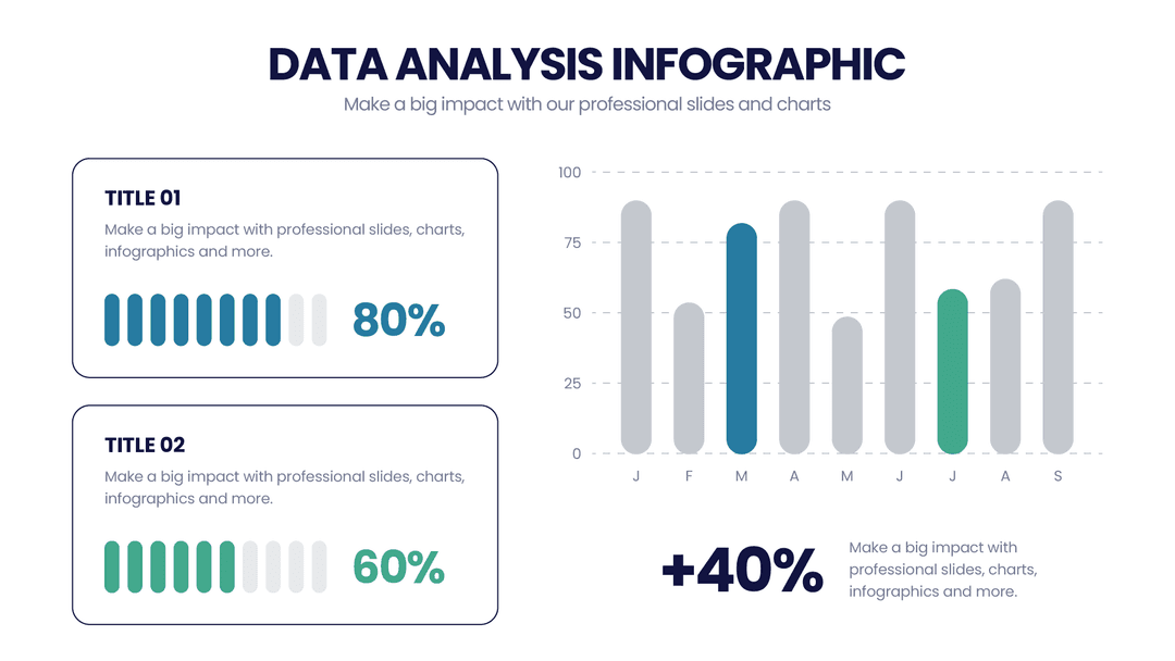 Data analysis infographic