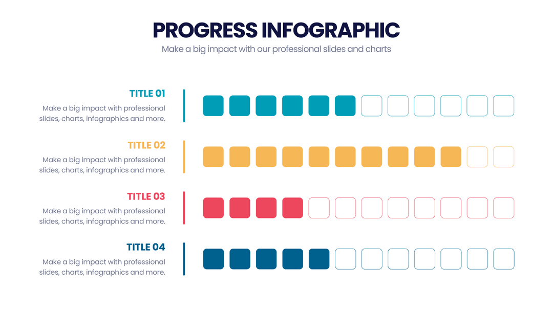 Progress infographic