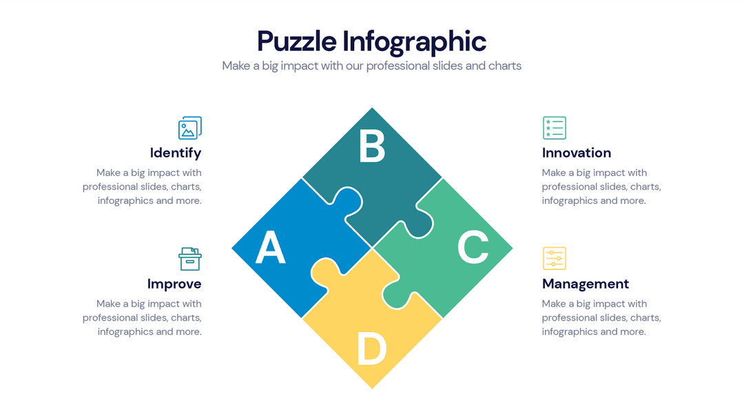 Puzzle infographic