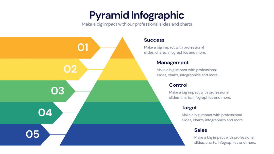 Pyramid infographic