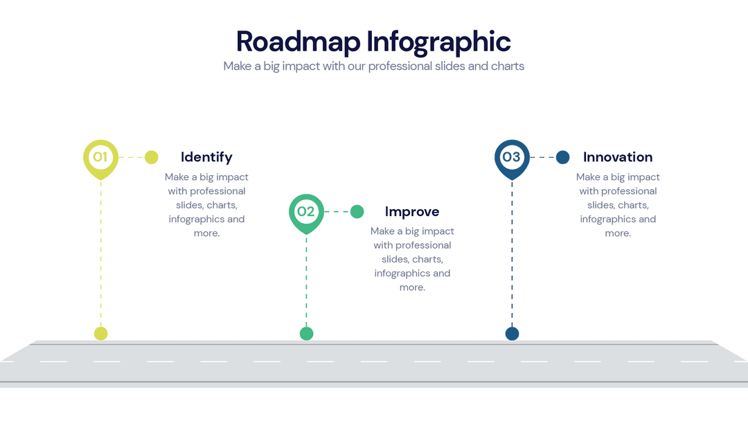 Roadmap infographic