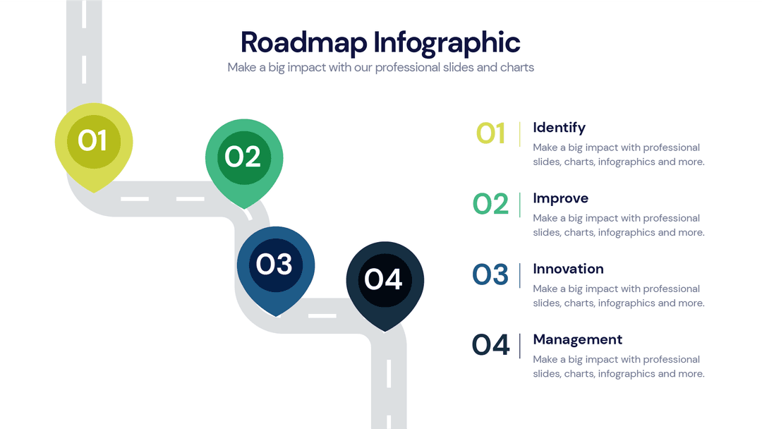 Roadmap infographic