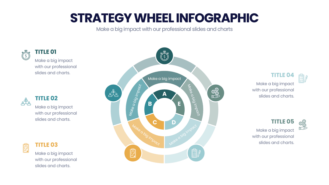 Strategy infographic slide 3