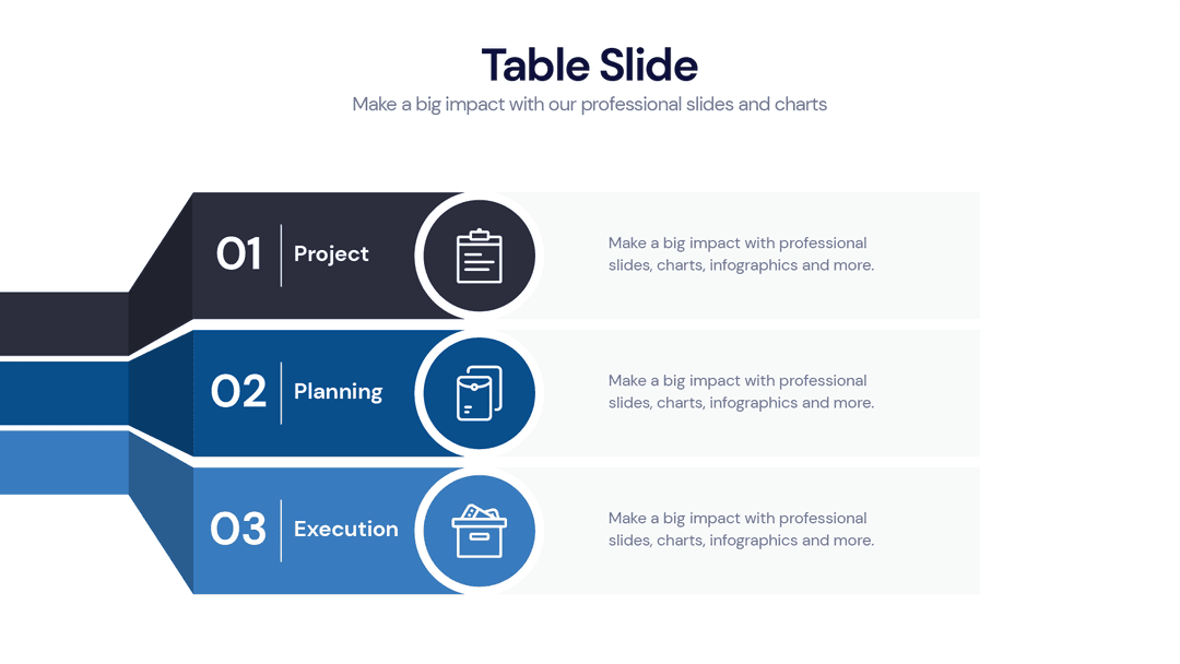 Table infographic