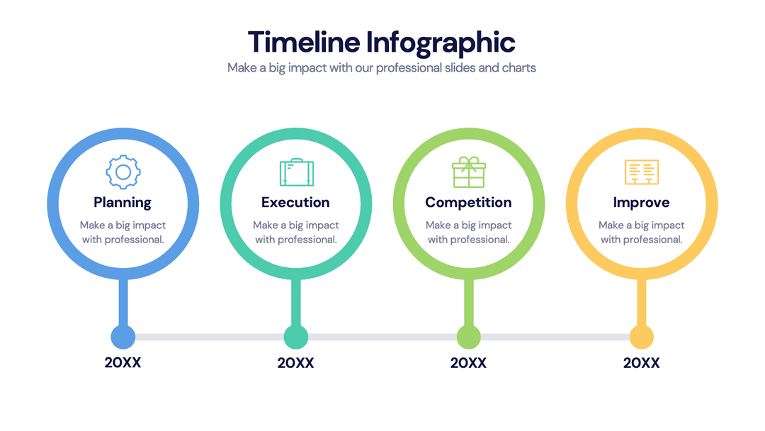 Timeline infographic
