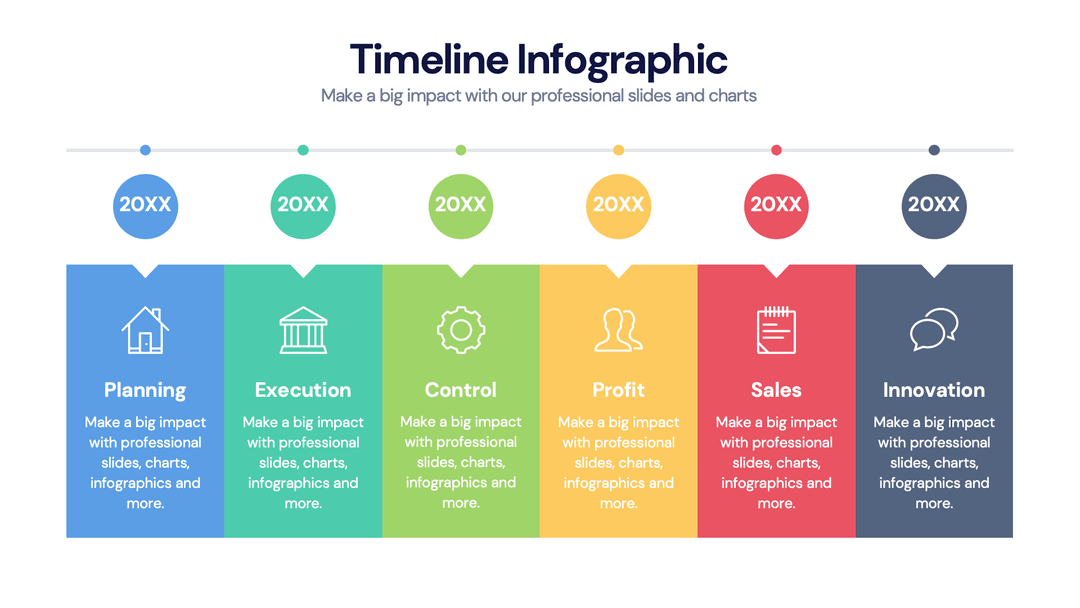 Timeline infographic